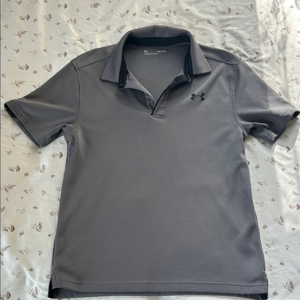 Under Armour Men's Charcoal Polo Shirt
